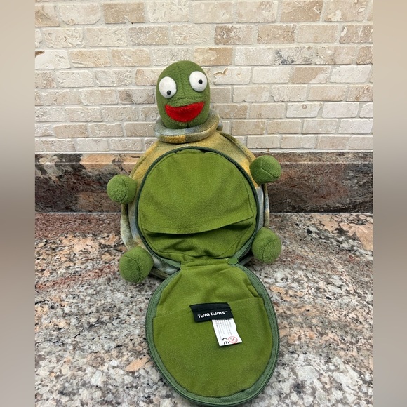 tum tums Other - VTG Tum Tums Frog Plush CD Holder Computer Expressions Stuffed Animal Toy 2004